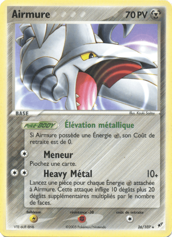 Airmure, carte 26 de EX Deoxys