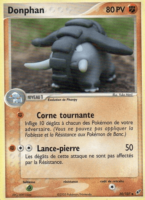 Donphan, carta 30 di EX Deoxys