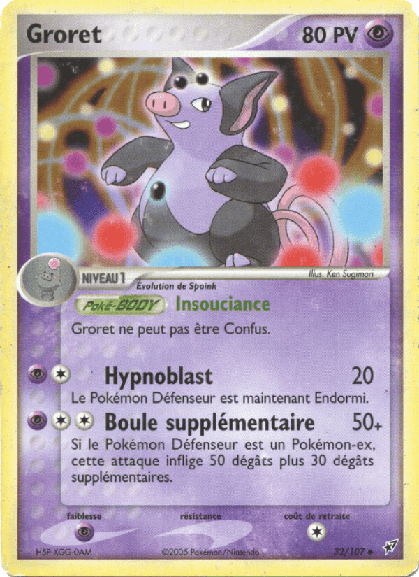 Groret, carte 32 de EX Deoxys