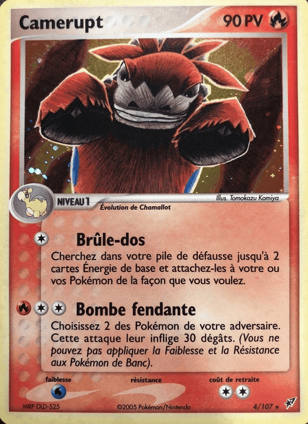 Camérupt, carte 4 de EX Deoxys