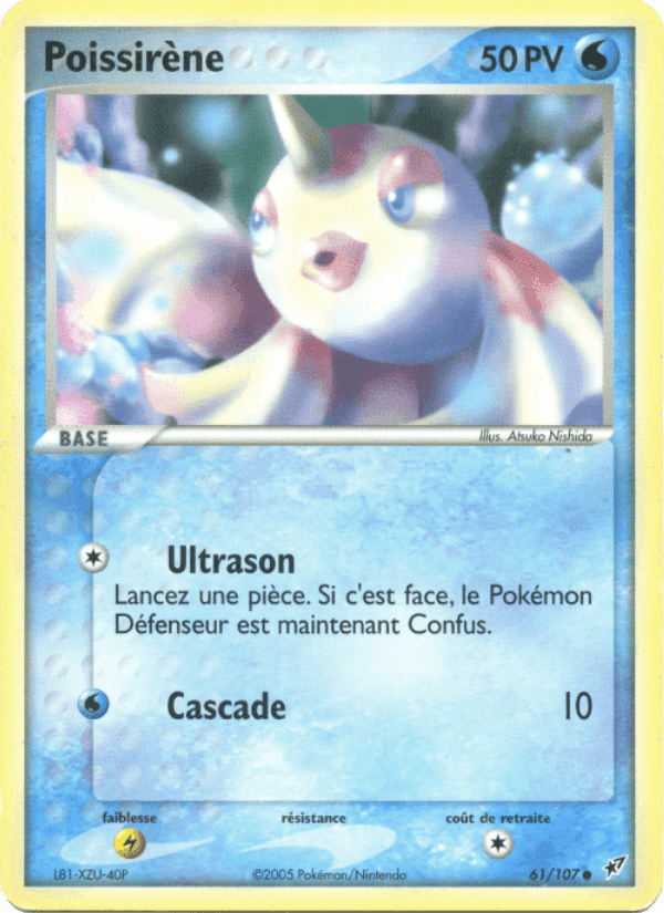 Poissirène, card 61 from EX Deoxys