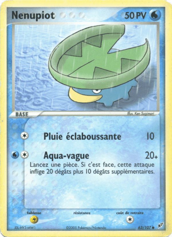 Nénupiot, carta 63 de EX Deoxys