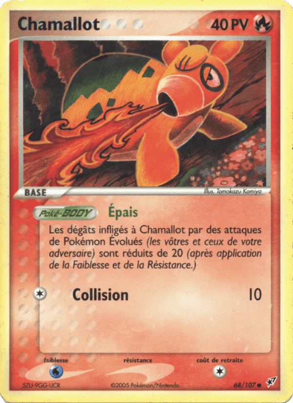 Chamallot, card 68 from EX Deoxys