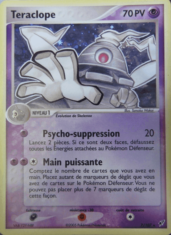 Téraclope, carta 7 di EX Deoxys
