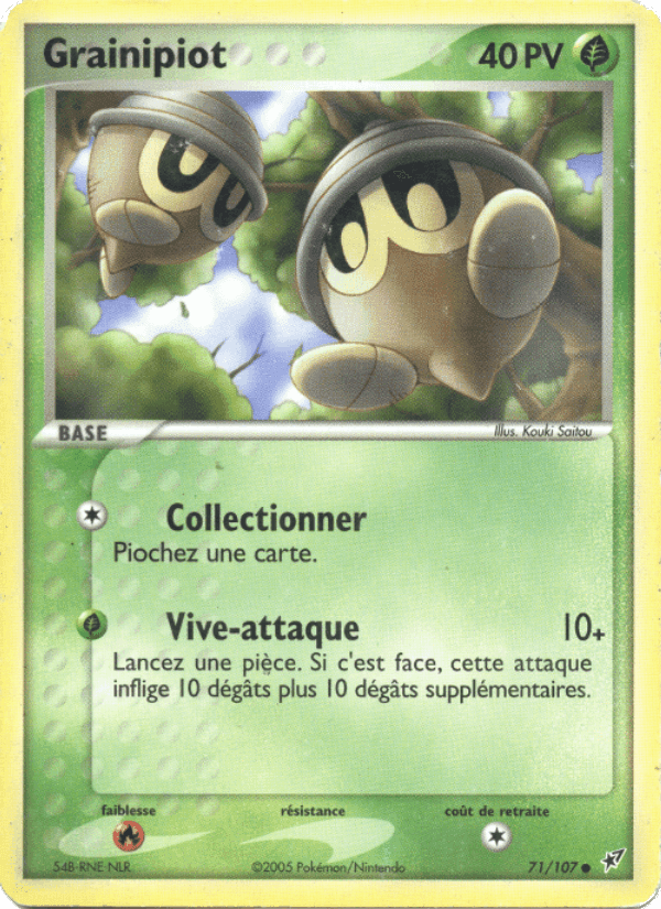 Grainipiot, carte 71 de EX Deoxys