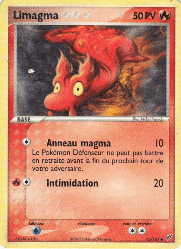 Limagma, carte 75 de EX Deoxys