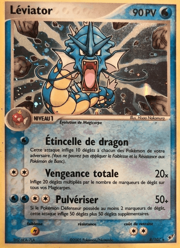 Léviator, carte 8 de EX Deoxys