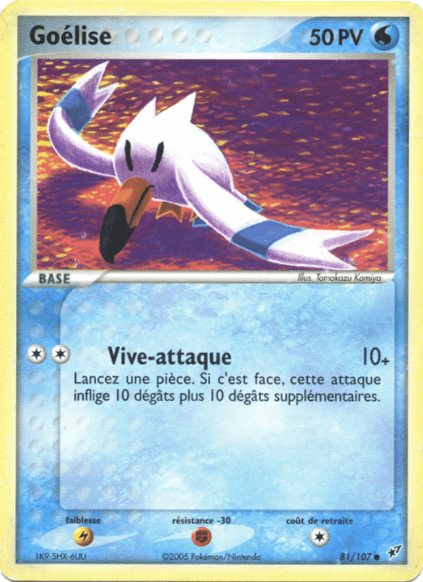 Goélise, carte 81 de EX Deoxys