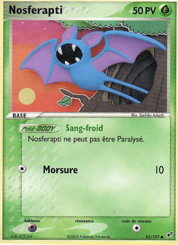 Nosferapti, carta 83 di EX Deoxys