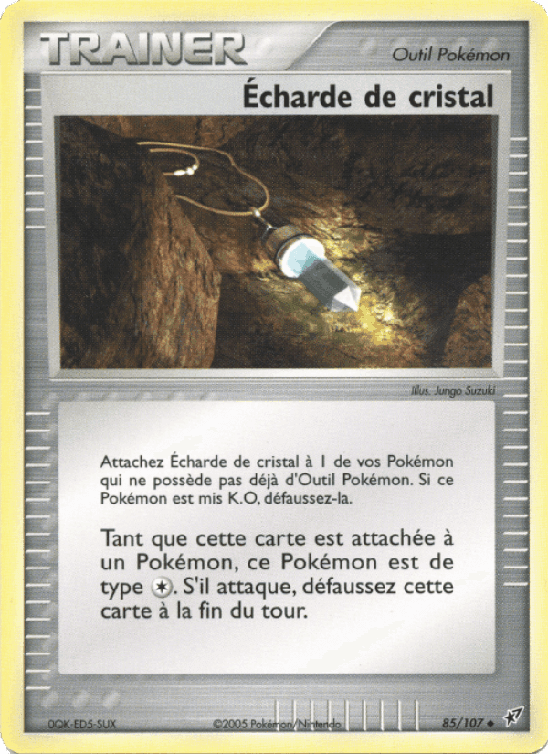 Écharde de cristal, carta 85 di EX Deoxys