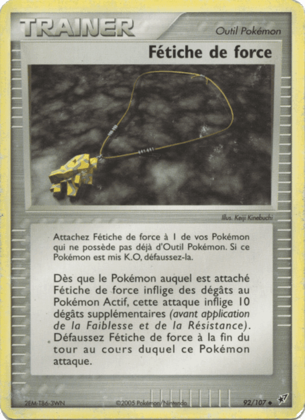 Fétiche de force, card 92 from EX Deoxys