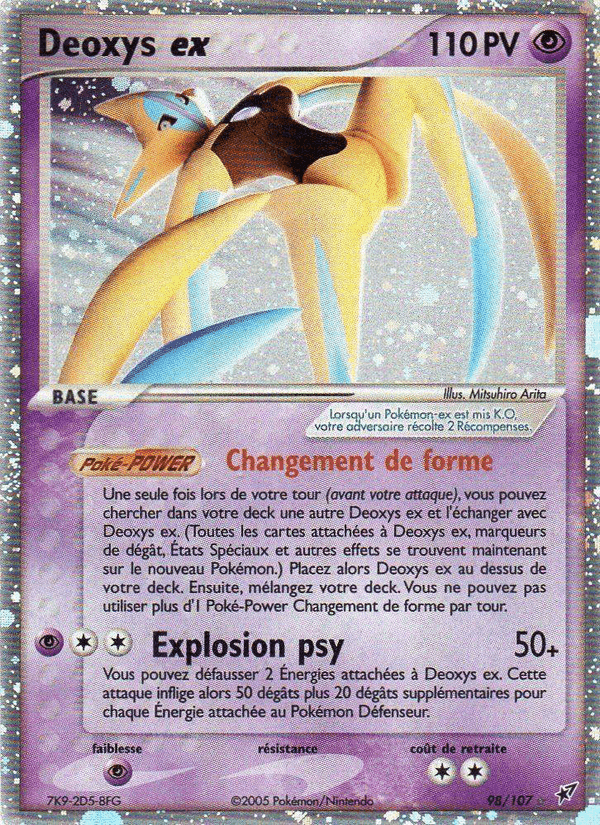 Deoxys ex, carte 98 de EX Deoxys