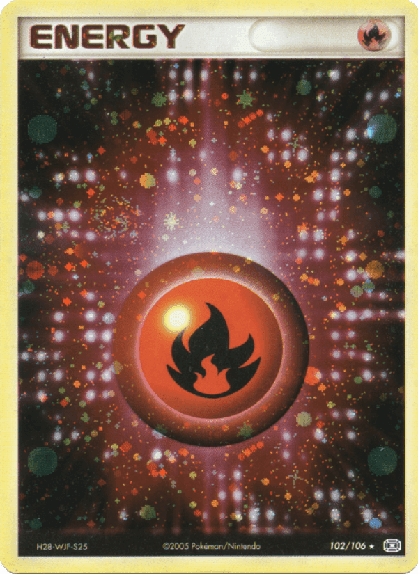 Énergie Feu, carte 102 de EX Émeraude