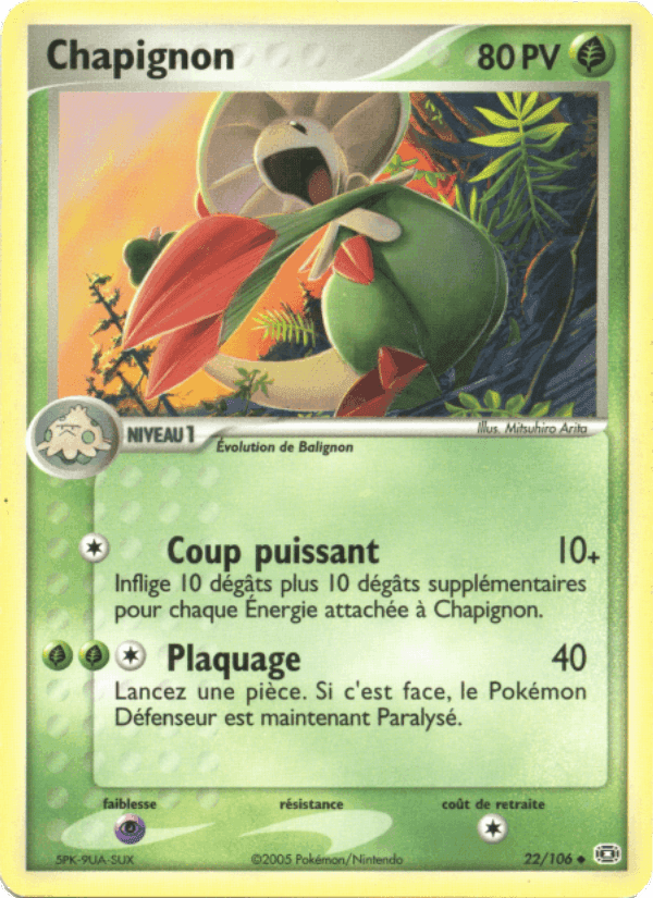 Chapignon, carte 22 de EX Émeraude