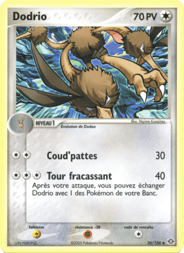 Dodrio, carte 26 de EX Émeraude