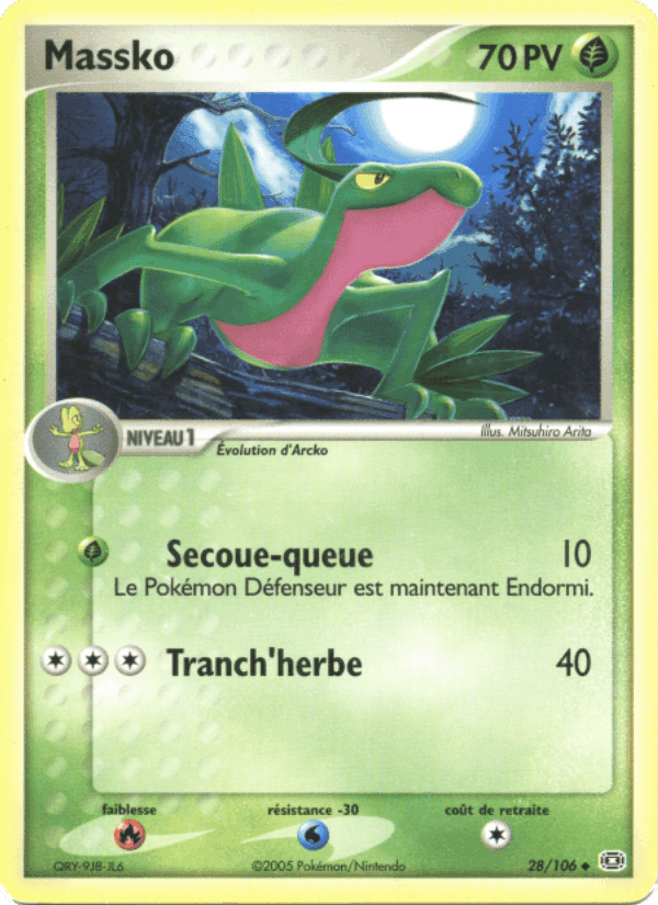 Massko, carte 28 de EX Émeraude