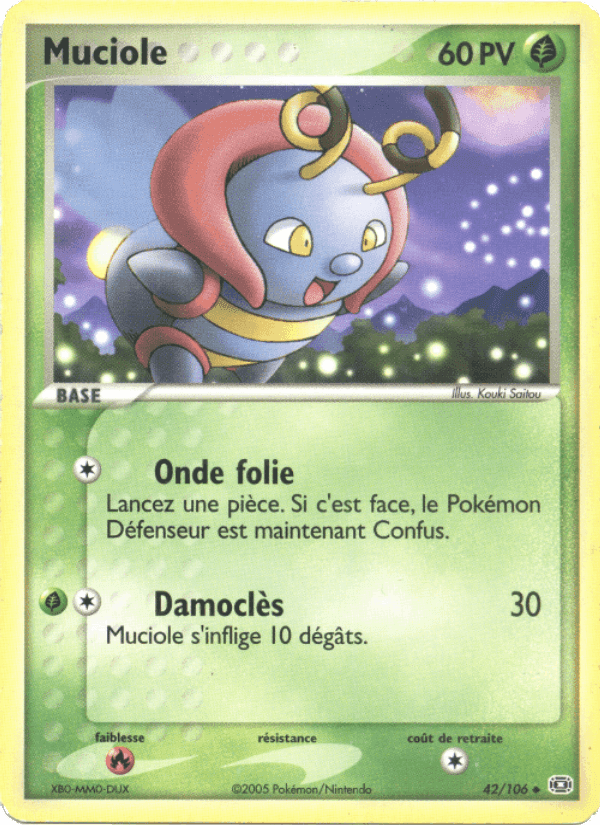 Muciole, card 42 from EX Émeraude