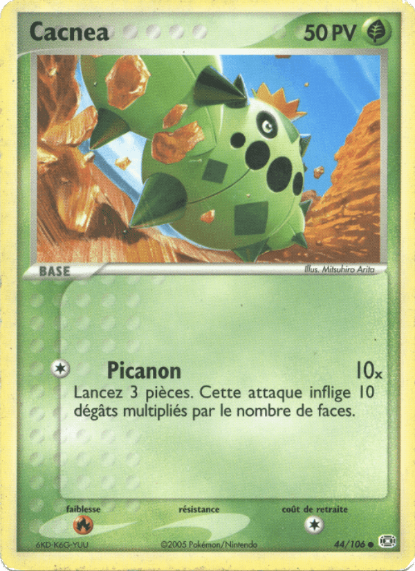 Cacnea, carta 44 de EX Émeraude