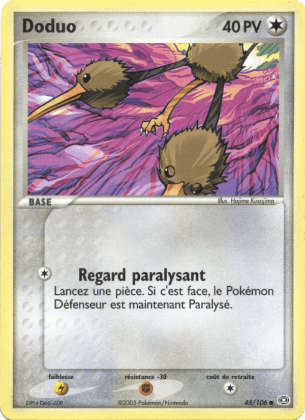 EX Émeraude の 45 番、Doduo