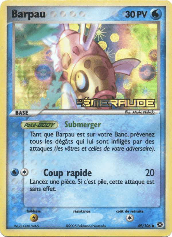 Barpau, carte 49 de EX Émeraude