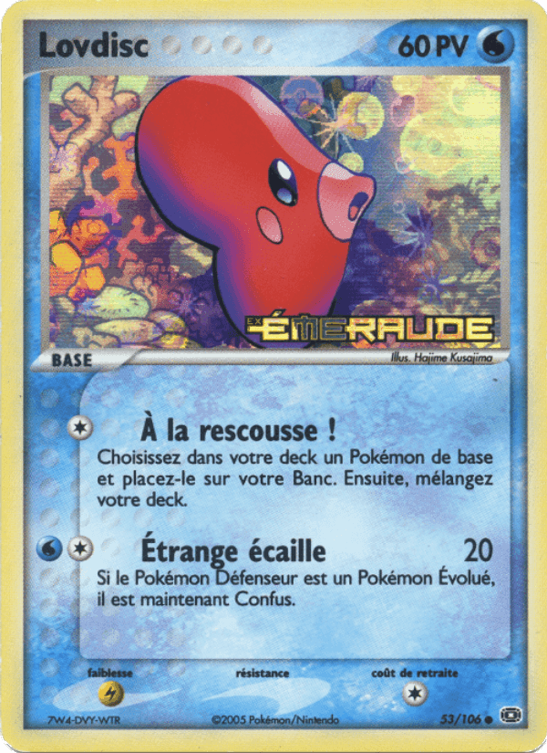 Lovdisc, carte 53 de EX Émeraude