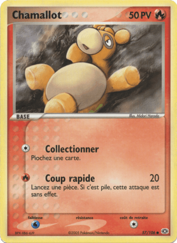 Chamallot, carte 57 de EX Émeraude