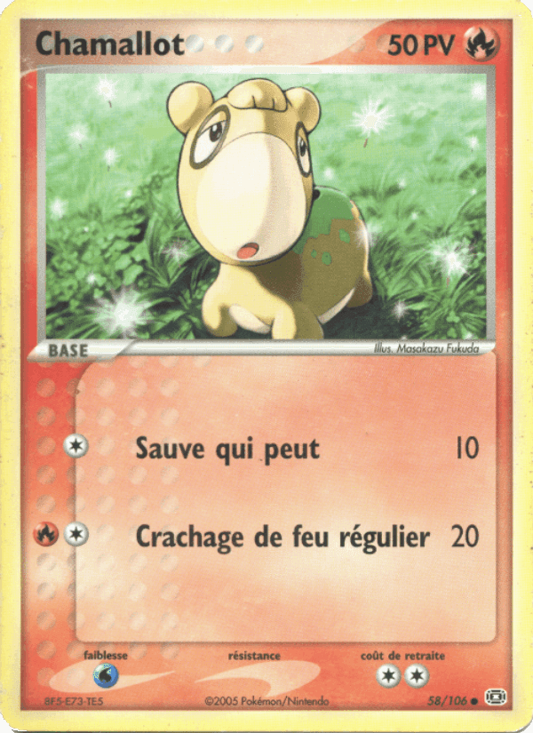Chamallot, carta 58 di EX Émeraude