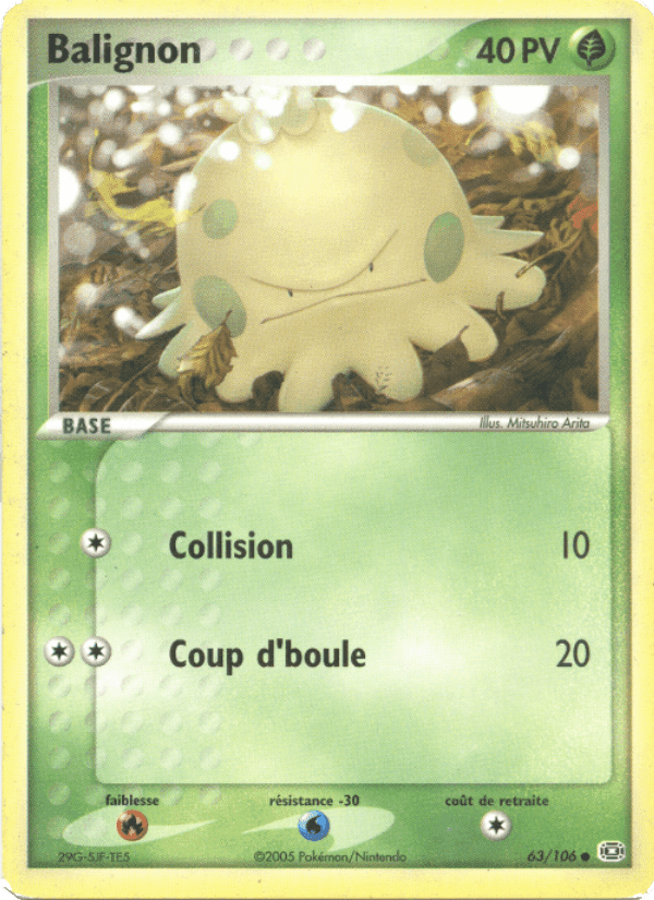 Balignon, card 63 from EX Émeraude