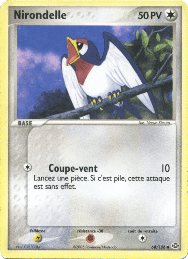 Nirondelle, carte 68 de EX Émeraude