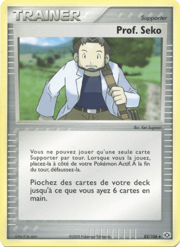 Prof. Seko, carte 82 de EX Émeraude