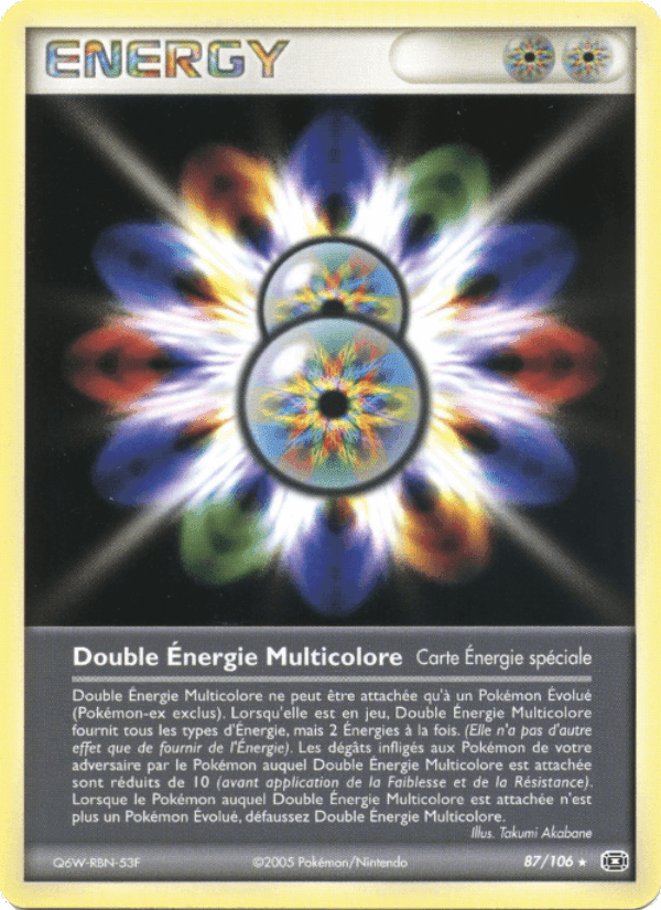 Double Énergie Multicolore, carta 87 di EX Émeraude