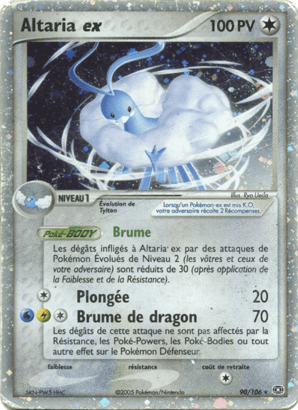 Altaria ex, carte 90 de EX Émeraude