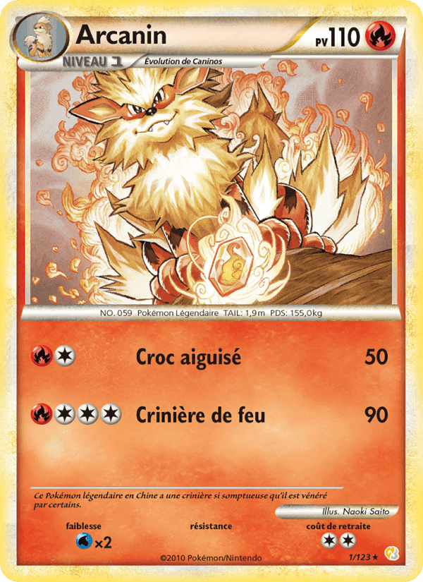 Arcanin, carte 1 de HeartGold SoulSilver