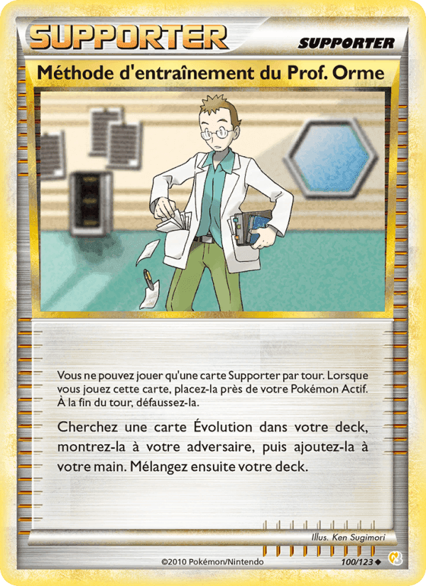 Méthode d'entraînement du Prof.Orme, card 100 from HeartGold SoulSilver