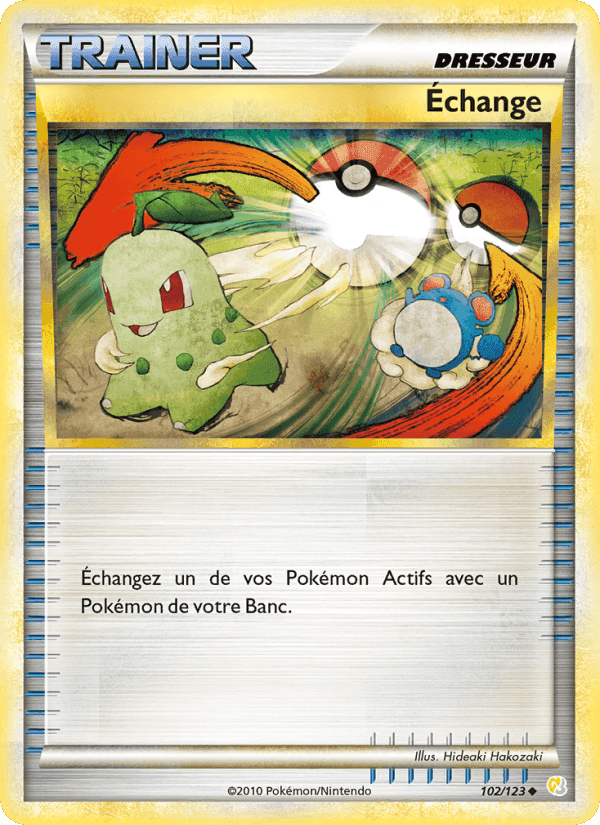 Échange, card 102 from HeartGold SoulSilver