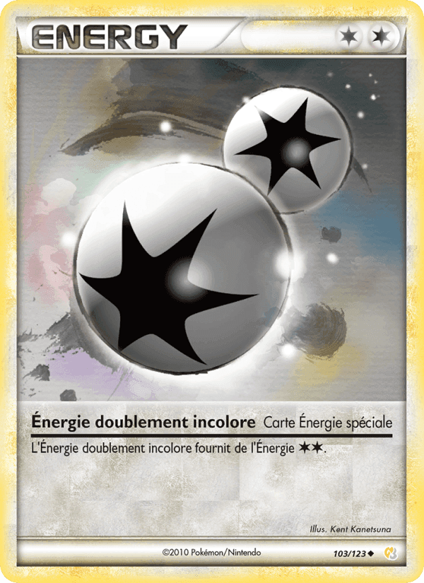 Énergie doublement incolore, carte 103 de HeartGold SoulSilver