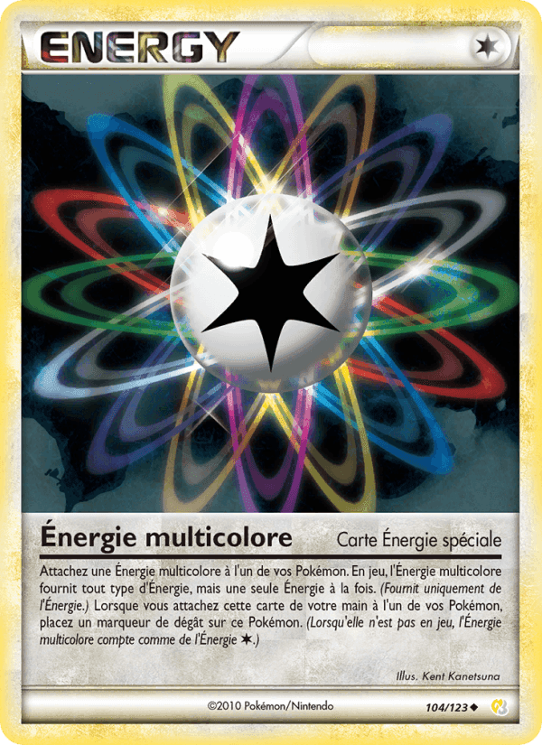 Énergie multicolore, card 104 from HeartGold SoulSilver