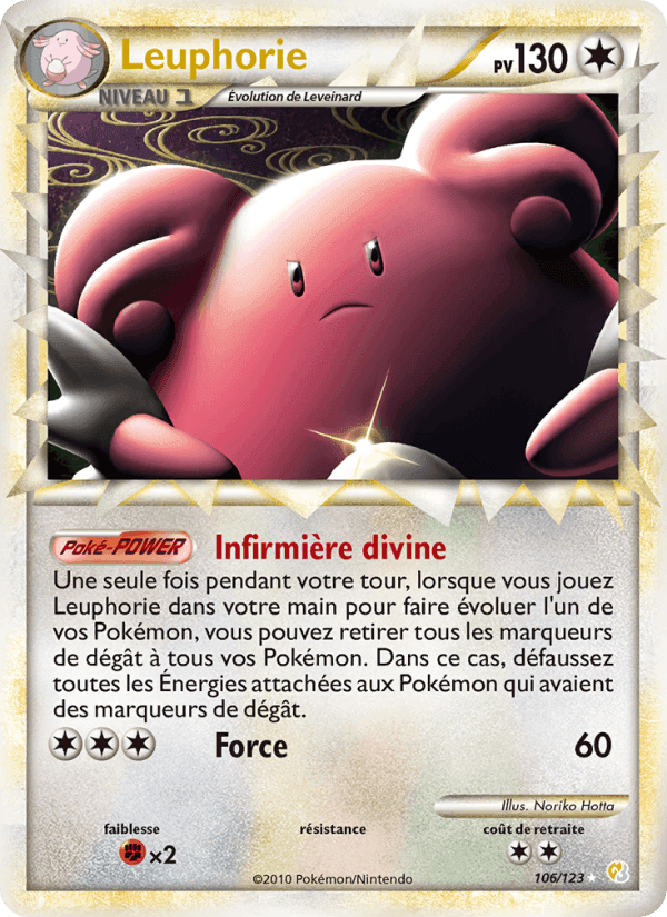 Leuphorie, carte 106 de HeartGold SoulSilver