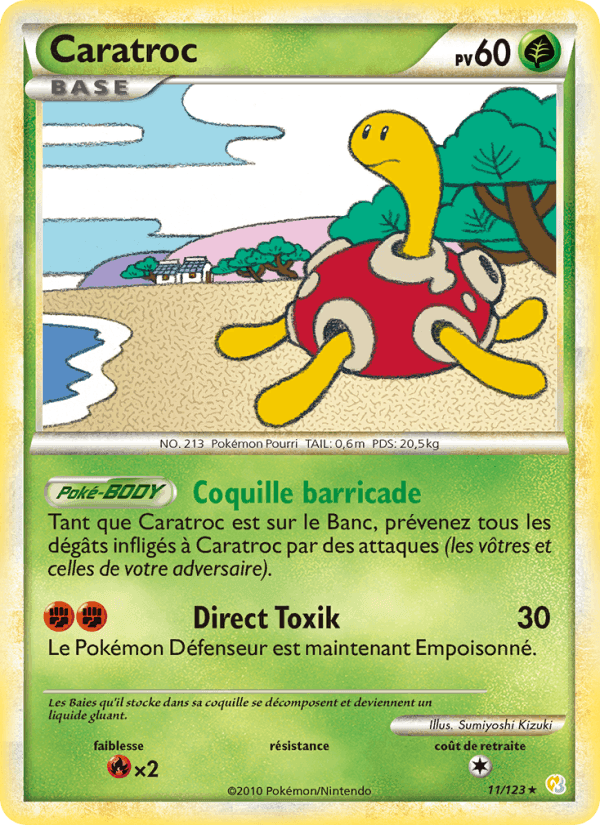 Caratroc, carte 11 de HeartGold SoulSilver