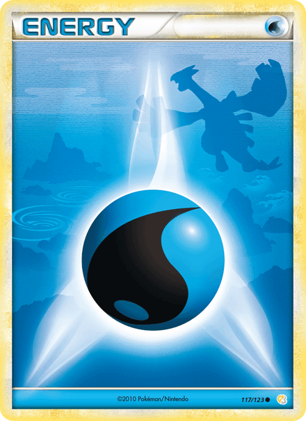 Énergie Eau, carte 117 de HeartGold SoulSilver