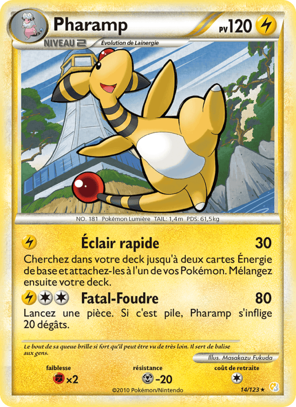 Pharamp, carte 14 de HeartGold SoulSilver