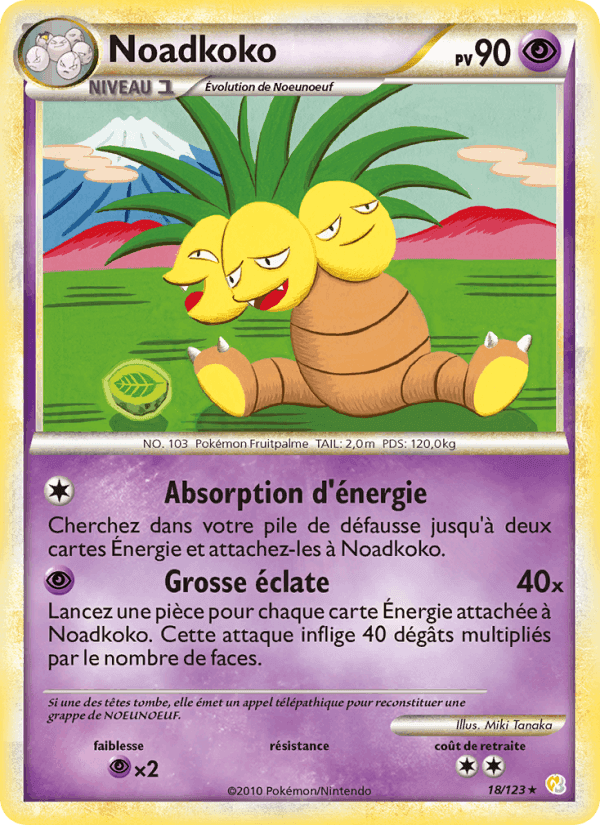 Noadkoko, carte 18 de HeartGold SoulSilver