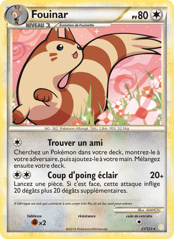 Fouinar, carte 21 de HeartGold SoulSilver
