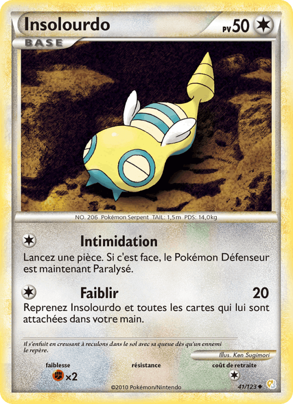 Insolourdo, carte 41 de HeartGold SoulSilver