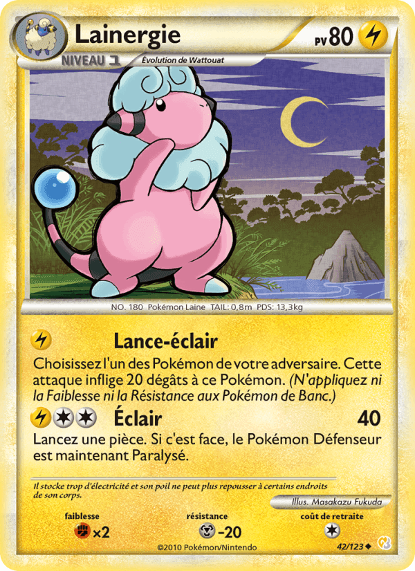 Lainergie, carte 42 de HeartGold SoulSilver