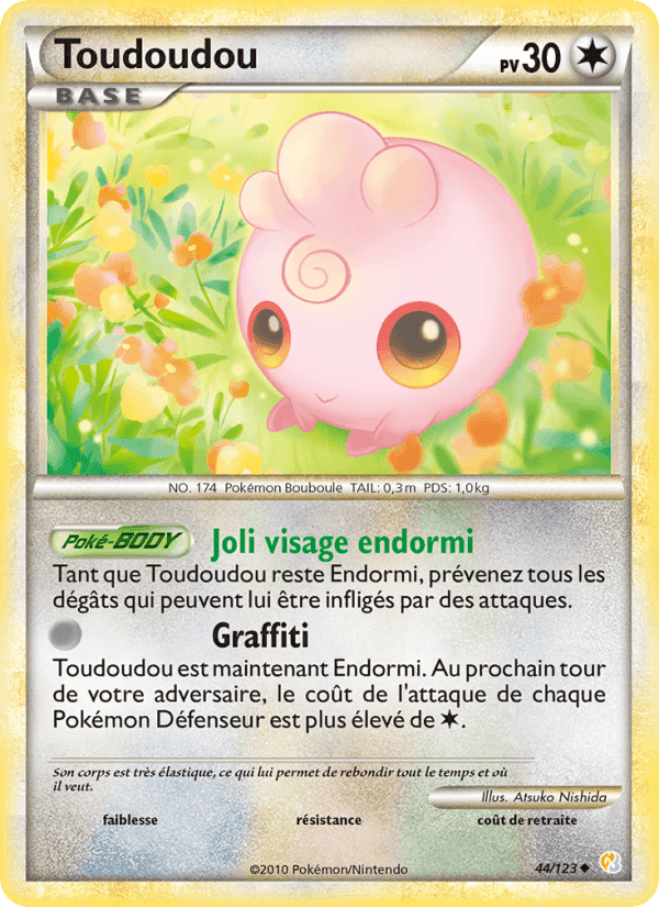 Toudoudou, carte 44 de HeartGold SoulSilver