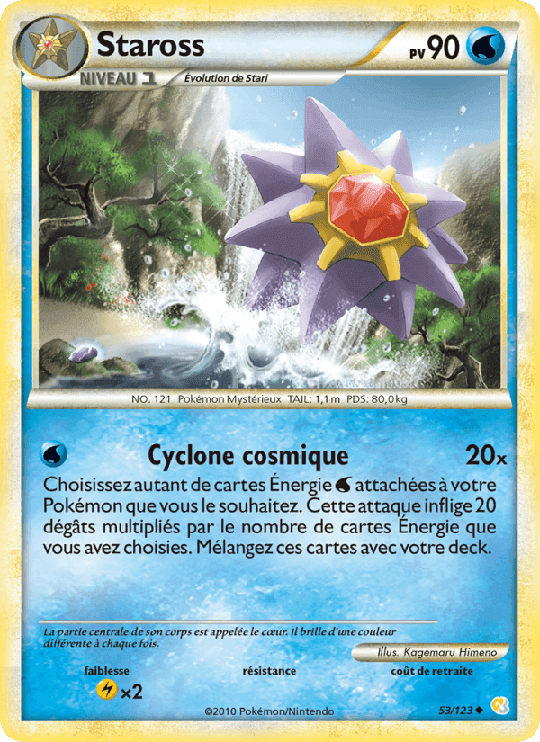 Staross, carte 53 de HeartGold SoulSilver