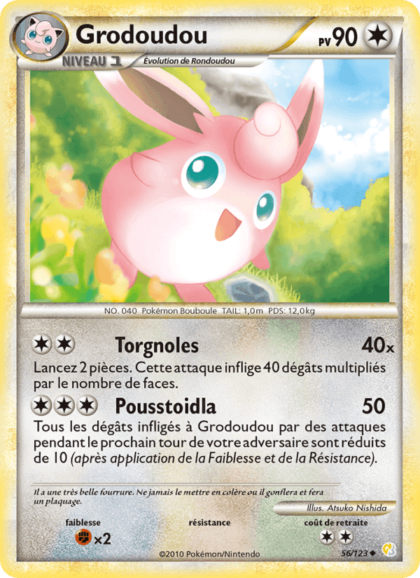 Grodoudou, carte 56 de HeartGold SoulSilver