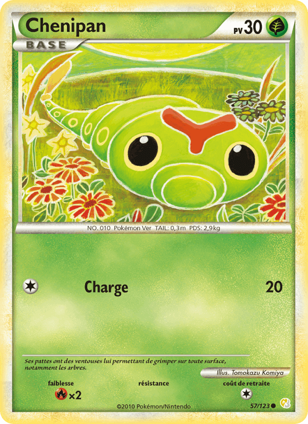 Chenipan, carte 57 de HeartGold SoulSilver