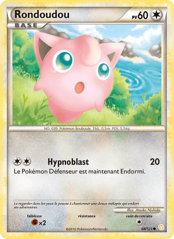 Rondoudou, carte 68 de HeartGold SoulSilver